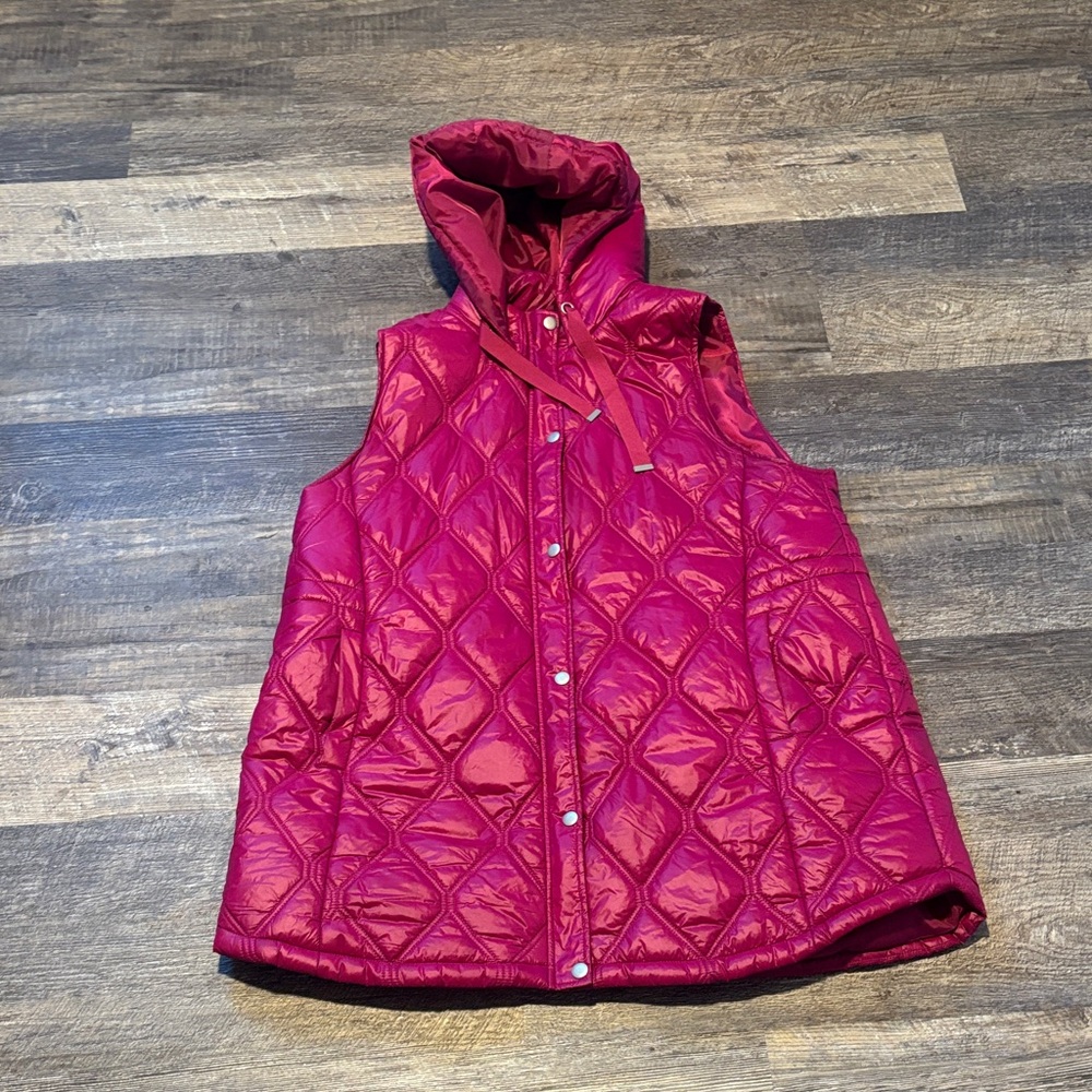 Quilted Pink Womens vest